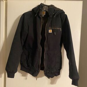 Carhartt Women’s Black Hooded weathered wildwood jacket
